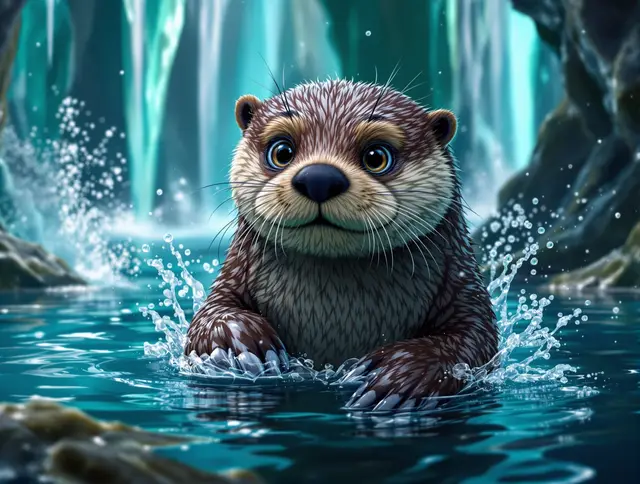 Illustration de carte Marée : Loutre de mer