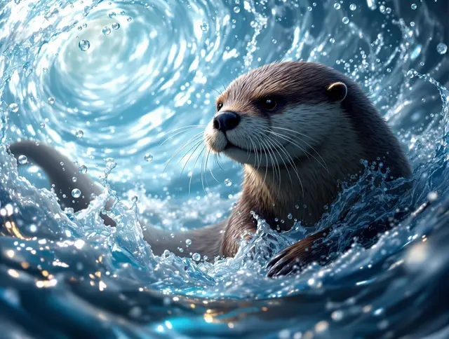 Illustration de carte Marée : Loutre de mer